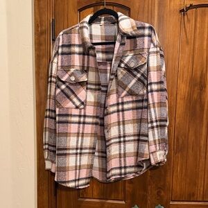 Plaid Flannel Shirt for women